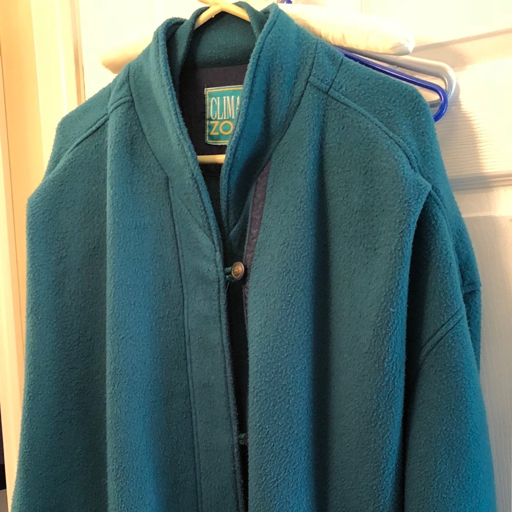 Fleece jacket full button front - Picture 1 of 6